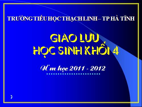 rung chuong vang lop 4-2012