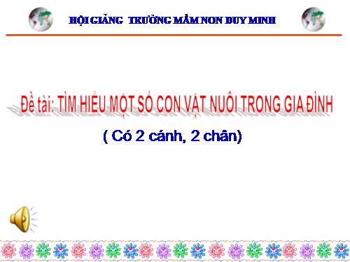 Một số động vật sống trong gia đình