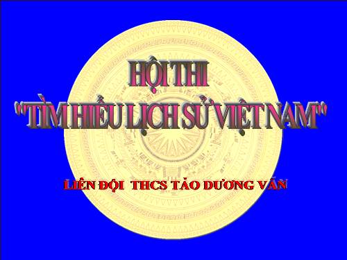 cuộc thi tìm hiểu về lịch sử việt nam