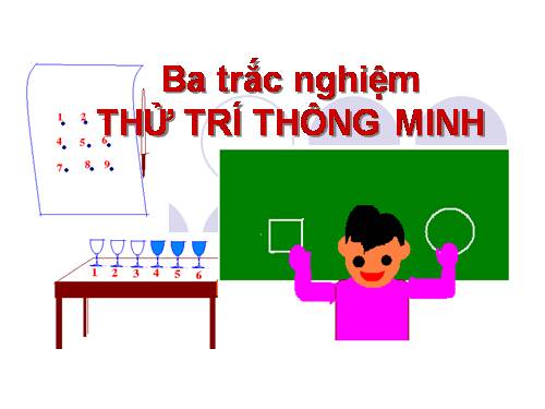 Trắc nghiệm thử trí thông minh