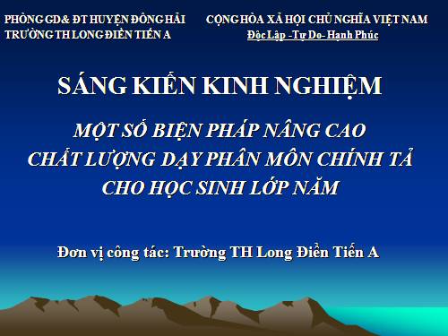 Sang kien kinh nghiem lop 5