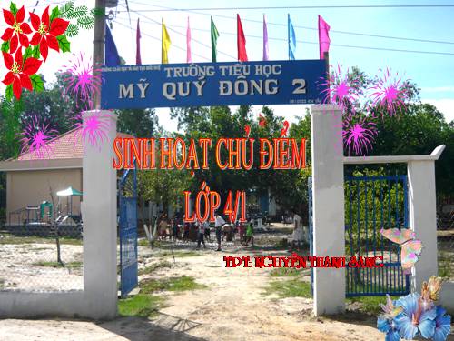 SINH HOẠT CHỦ ĐIỂM 4