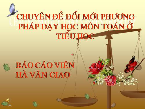 Đổi mới phương pháp dạy học môn toán ở tiểu học