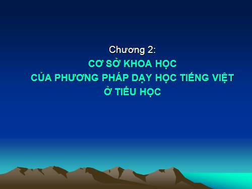 CO SO KHOA HOC CUA PPDH TIENG VIET