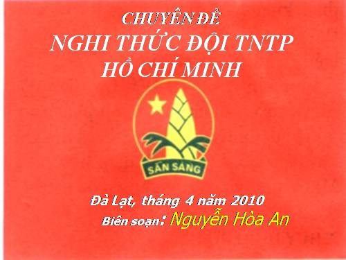 Nghi thức Đội chỉnh sửa.