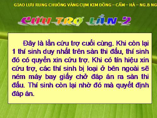 Giao lưu Rung chuông vàng 2012