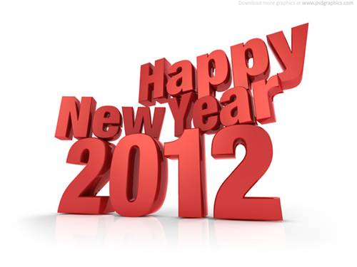 happy new year 2012