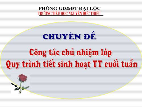 CĐ CHU NHIEM LOP