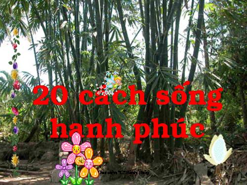 20cach song hanh phuc