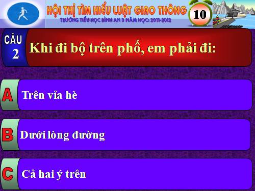 RUNG CHUÔNG VÀNG(ATGT K 3)