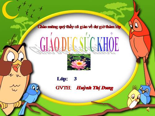 Giáo dục sức khỏe