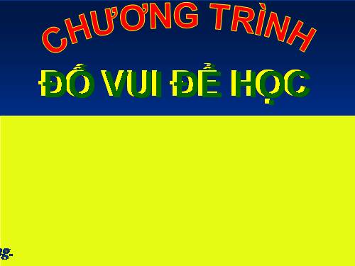 RUNG CHUÔNG VÀNG LỚP 3 - 2011