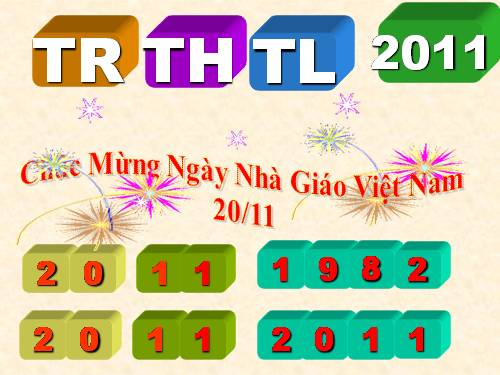 CHUONG TRINH 20/11/2011