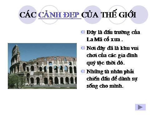 Các cảnh đẹp thế giới