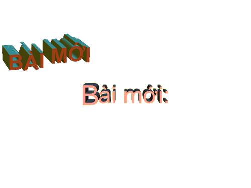 chữ động 3 D
