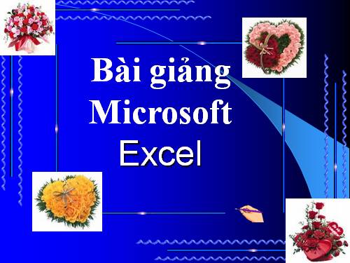 bài giảng Excel