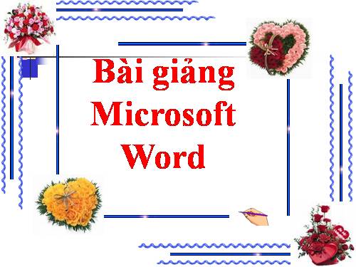 bài giảng word