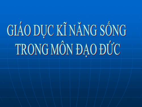 tài liệu GDKNS