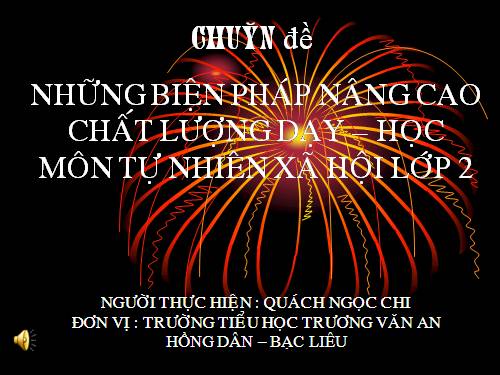 chuyên đề chuyên môn tiểu học