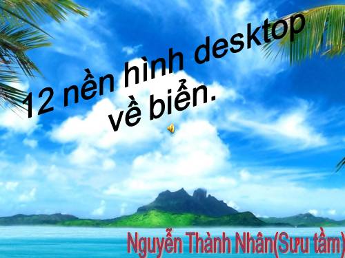 12 NEN HINH DESKTOP VE BIEN