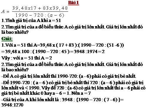 BỒI DƯỠNG HỌC SINH GIỎI TOÁN 5