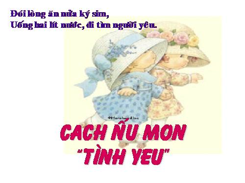 Cách nấu món tình yêu