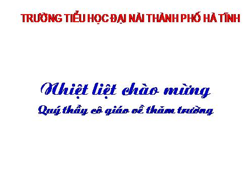 Quá trình hình thành và phát triển nhà trường