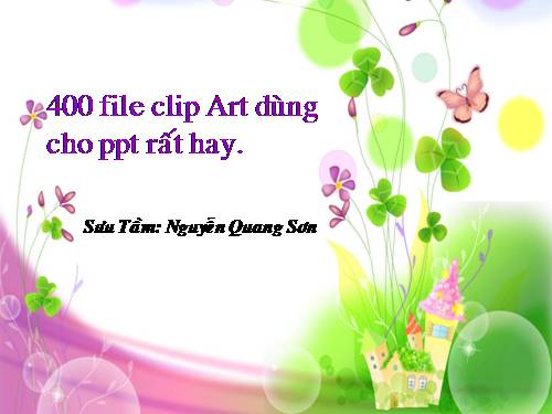 400 clip art âm thanh cho PPT