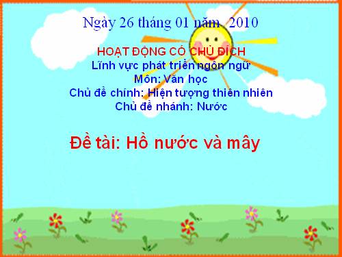 Hồ Nước và Mây