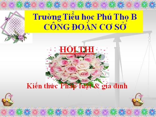 Câu hỏi trắc nghiệm kiến thức PL&GĐ