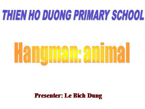 Trò chơi Hangman