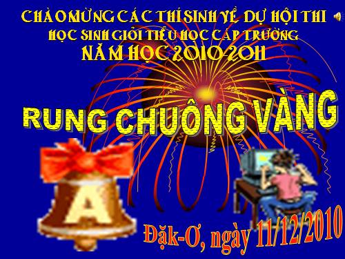 RUNG CHUONG VANG HOC SINH GIOI