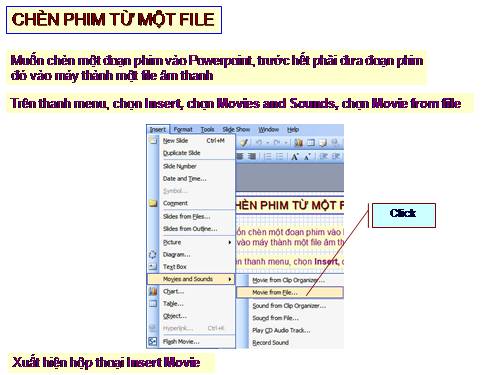 Chen File Video trong PowerPoint