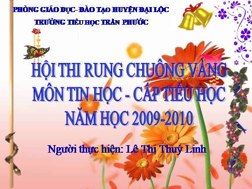 Ôn tập: Trò chơi: Rung chuông vàng.