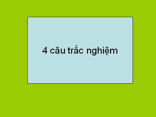 câu hỏi trắc nghiệm tiếng Anh