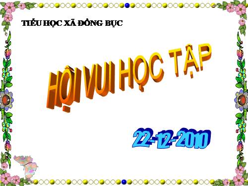 Hội vui học tập 22/12/2010