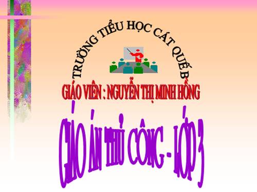 gấp cắt dán bông hoa TC L3