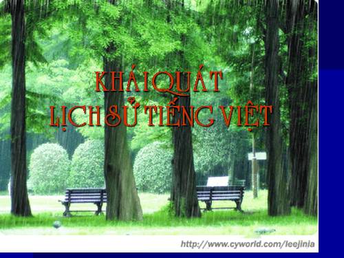 Khái quát lịch sử Tiếng Việt