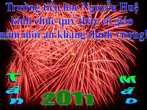 Chúc mừng năm mới 2011