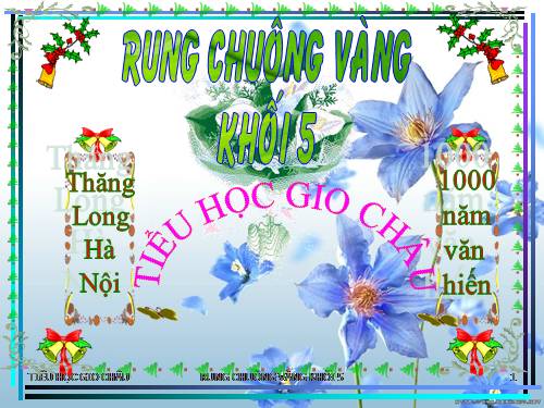 RUNG CHUÔNG VÀNG