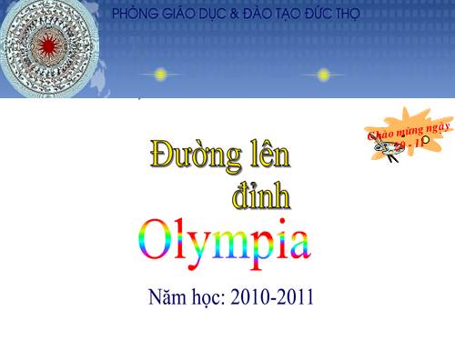 Hoạt động ngoại khóa - Đường lên đỉnh Olympia