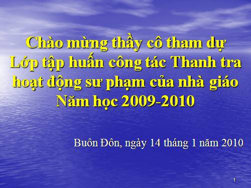 Thanh tra hoạt động sư phạm của Nhà giáo theo TT43