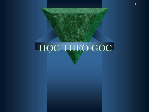 Kỹ thuật học theo góc