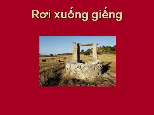 Con lua roi xuong gieng