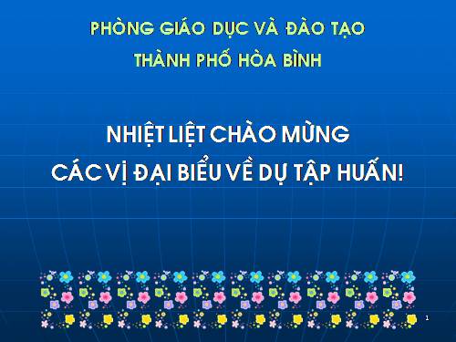 Tap huan to chuc Le Khai giang