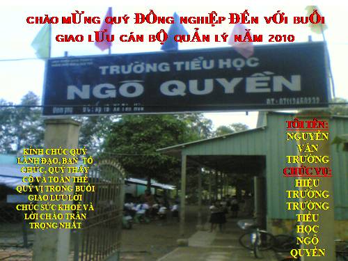 GIẢI NHÌ CUỘC THI 2010