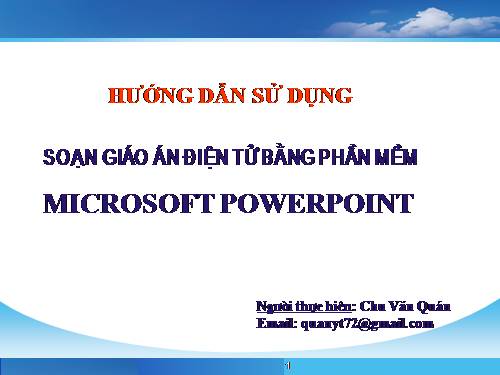 Học và thực hành POWERPOINT