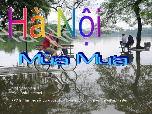 Hà Nội mùa này với những cơn mưa