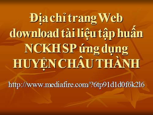 Huong dan thuc hien nghien cuu KHSP ung dung