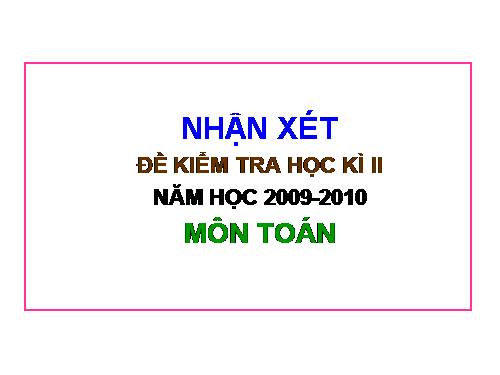 Tập huấn ra đề kiểm tra